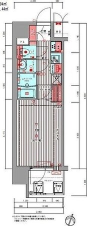 プレサンスNEO上新庄PRIMECRUISの物件間取画像